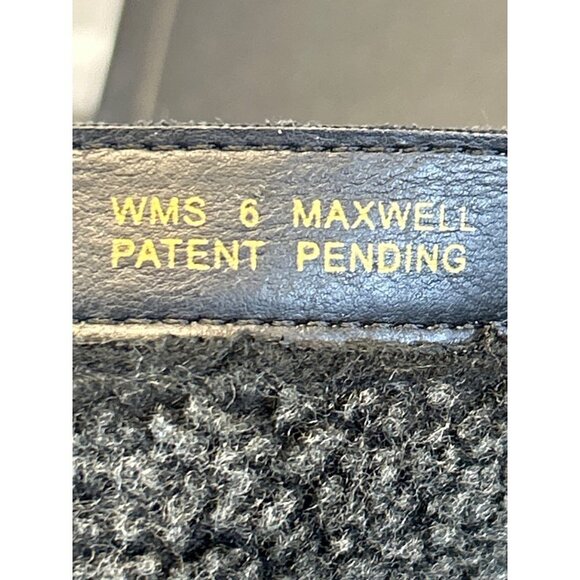 Report Maxwell Women’s Tall Boots Combat MOTO Size 6 Black Faux Fur Lace Up Zip - Picture 10 of 13